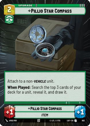 Pillio Star Compass (862) (Hyperspace Foil) (862) [Legends of the Force] - Fantasy Flight Games - Card Brawlers | Quebec | Canada |
