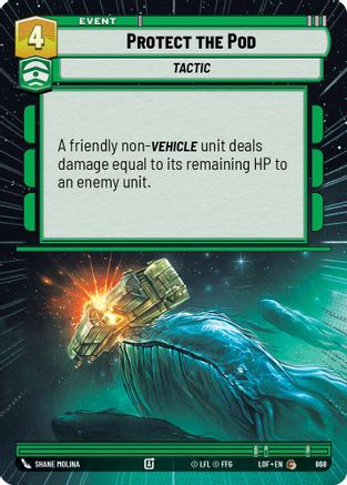 Protect the Pod (868) (Hyperspace Foil) (868) [Legends of the Force] - Fantasy Flight Games - Card Brawlers | Quebec | Canada |