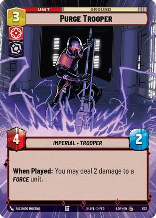 Purge Trooper (873) (Hyperspace Foil) (873) [Legends of the Force] - Fantasy Flight Games - Card Brawlers | Quebec | Canada |