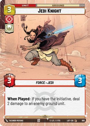 Jedi Knight (885) (Hyperspace Foil) (885) [Legends of the Force] - Fantasy Flight Games - Card Brawlers | Quebec | Canada |