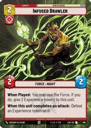 Infused Brawler (896) (Hyperspace Foil) (896) [Legends of the Force] - Fantasy Flight Games - Card Brawlers | Quebec | Canada |