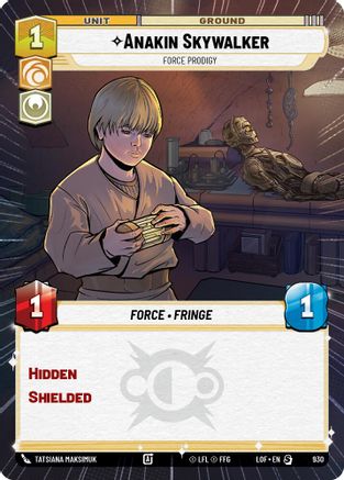 Anakin Skywalker - Force Prodigy (930) (Hyperspace Foil) (930) [Legends of the Force] - Fantasy Flight Games - Card Brawlers | Quebec | Canada |