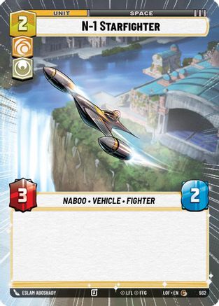 N-1 Starfighter (932) (Hyperspace Foil) (932) [Legends of the Force] - Fantasy Flight Games - Card Brawlers | Quebec | Canada |