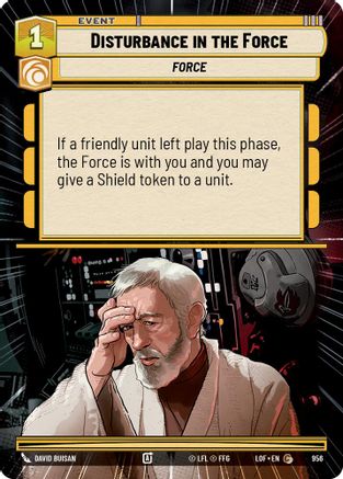 Disturbance in the Force (956) (Hyperspace Foil) (956) [Legends of the Force] - Fantasy Flight Games - Card Brawlers | Quebec | Canada |