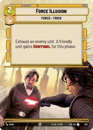 Force Illusion (963) (Hyperspace Foil) (963) [Legends of the Force] - Fantasy Flight Games - Card Brawlers | Quebec | Canada |