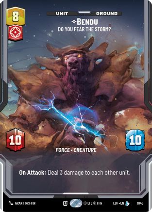 Bendu - Do You Fear the Storm? (1045) (Prestige) (1045) [Legends of the Force] - Fantasy Flight Games - Card Brawlers | Quebec | Canada |