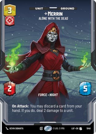 Merrin - Alone with the Dead (1048) (Prestige) (1048) [Legends of the Force] - Fantasy Flight Games - Card Brawlers | Quebec | Canada |