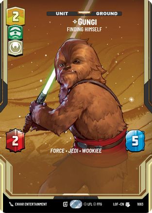 Gungi - Finding Himself (1083) (Prestige Foil) (1083) [Legends of the Force] - Fantasy Flight Games - Card Brawlers | Quebec | Canada |