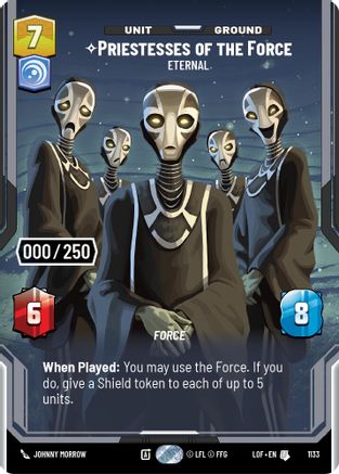 Priestesses of the Force - Eternal (1133) (Serialized) (1133) [Legends of the Force] - Fantasy Flight Games - Card Brawlers | Quebec | Canada |