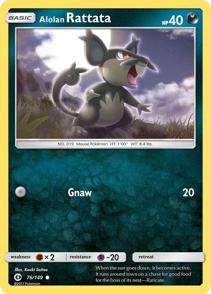 Alolan Rattata (76/149) [Sun & Moon: Base Set] - Pokémon - Card Brawlers | Quebec | Canada |