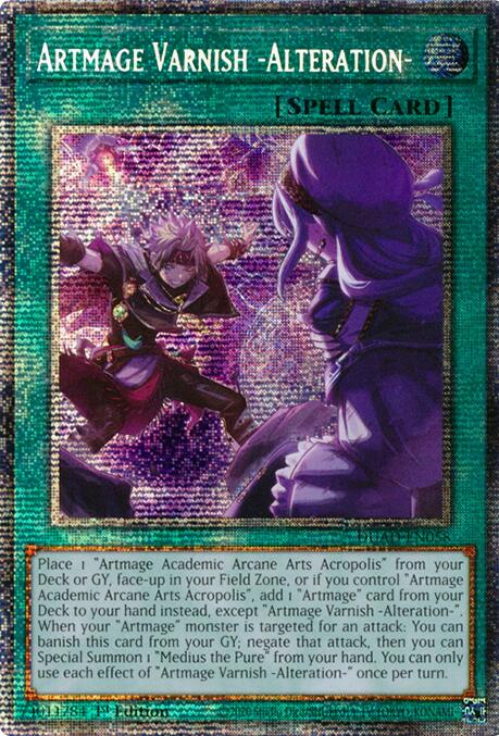 Artmage Varnish -Alteration- (Starlight Rare) [DUAD-EN058] Starlight Rare - Yu-Gi-Oh! - Card Brawlers | Quebec | Canada |