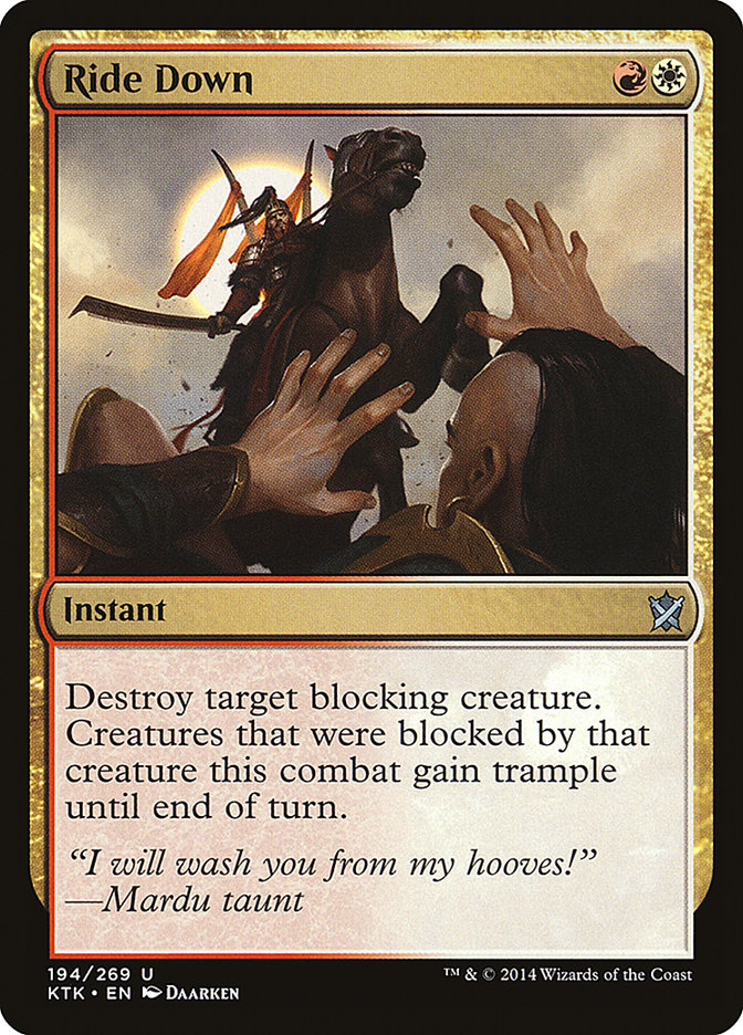 Ride Down [Khans of Tarkir] - Magic: The Gathering - Card Brawlers | Quebec | Canada |