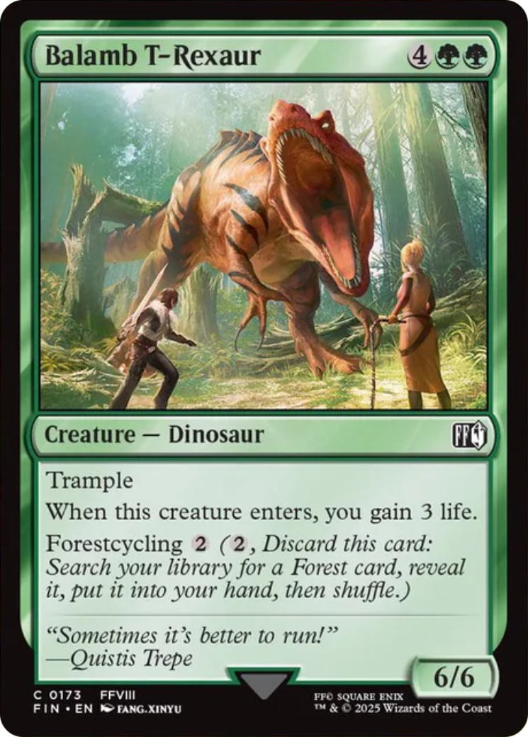 Balamb T-Rexaur [FINAL FANTASY] - Magic: The Gathering - Card Brawlers | Quebec | Canada |