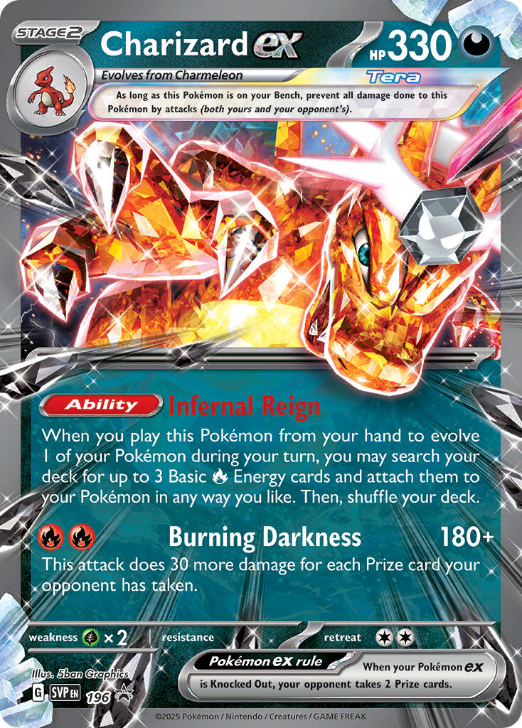 Charizard EX (196) [Scarlet & Violet: Black Star Promos] - Pokémon - Card Brawlers | Quebec | Canada |