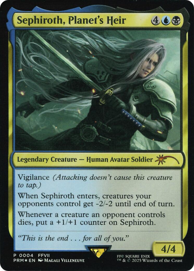 Sephiroth, Planet's Heir (Costco Bundle) [FINAL FANTASY Promos] - Magic: The Gathering - Card Brawlers | Quebec | Canada |