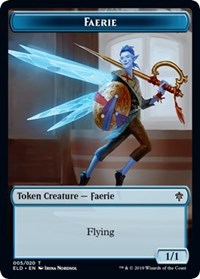 Faerie // Food (17) Double-Sided Token [Throne of Eldraine Tokens] - Magic: The Gathering - Card Brawlers | Quebec | Canada |
