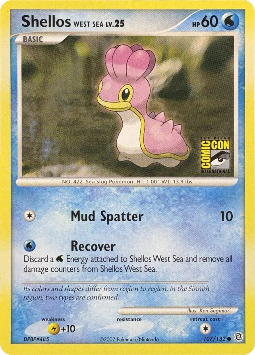 Shellos West Sea (107/132) (SDCC 2007) [Miscellaneous Cards] - Pokémon - Card Brawlers | Quebec | Canada |