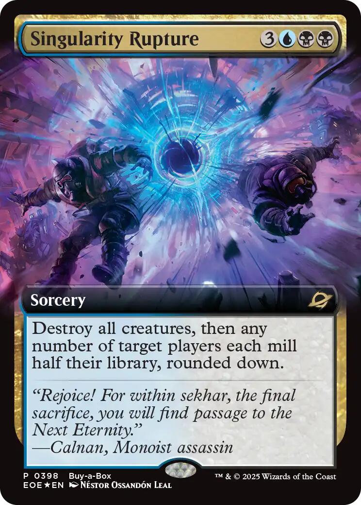 Singularity Rupture (Extended Art) (Buy-A-Box) [Edge of Eternities] - Magic: The Gathering - Card Brawlers | Quebec | Canada |