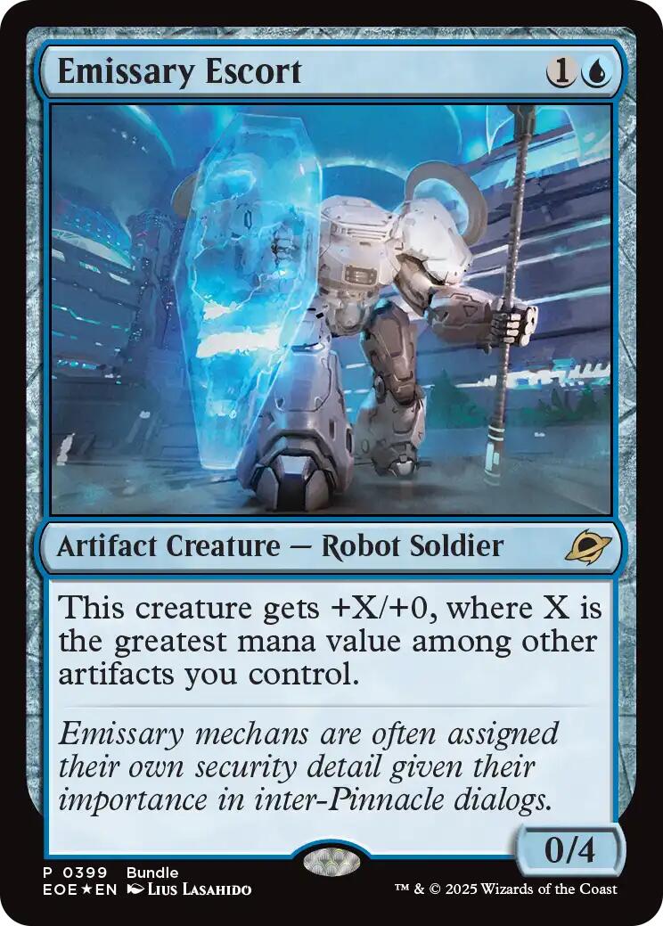 Emissary Escort (Bundle) [Edge of Eternities Promo Pack] - Magic: The Gathering - Card Brawlers | Quebec | Canada |