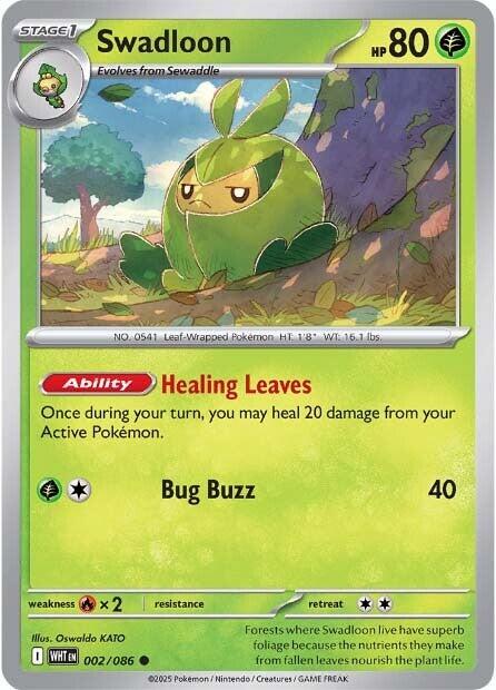 Swadloon (002/086) [Scarlet & Violet: White Flare] - Pokémon - Card Brawlers | Quebec | Canada |