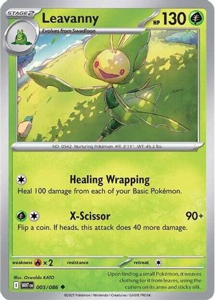 Leavanny (003/086) [Scarlet & Violet: White Flare] - Pokémon - Card Brawlers | Quebec | Canada |