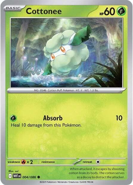 Cottonee (004/086) [Scarlet & Violet: White Flare] - Pokémon - Card Brawlers | Quebec | Canada |