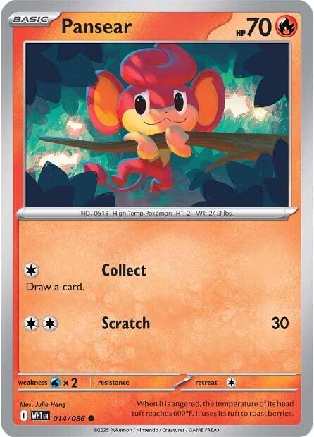 Pansear (014/086) [Scarlet & Violet: White Flare] - Pokémon - Card Brawlers | Quebec | Canada |
