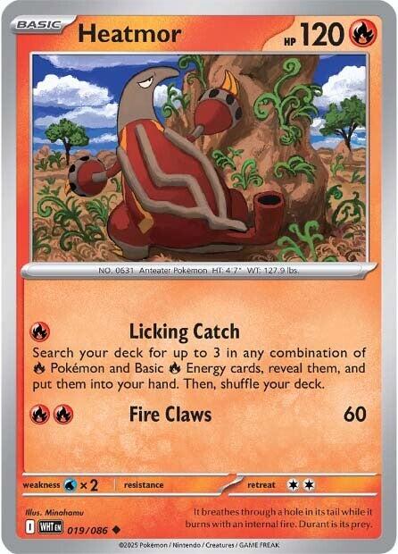 Heatmor (019/086) [Scarlet & Violet: White Flare] - Pokémon - Card Brawlers | Quebec | Canada |