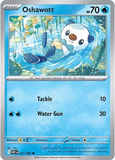 Oshawott (021/086) [Scarlet & Violet: White Flare] - Pokémon - Card Brawlers | Quebec | Canada |