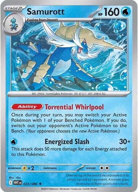 Samurott (023/086) [Scarlet & Violet: White Flare] - Pokémon - Card Brawlers | Quebec | Canada |
