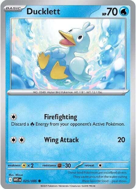 Ducklett (025/086) [Scarlet & Violet: White Flare] - Pokémon - Card Brawlers | Quebec | Canada |