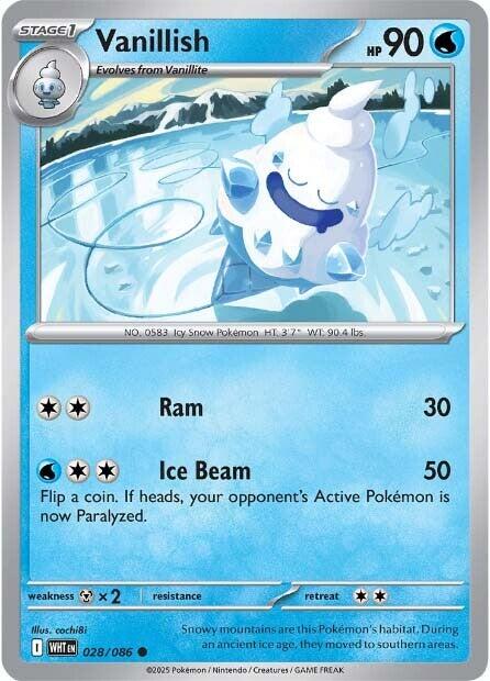 Vanillish (028/086) [Scarlet & Violet: White Flare] - Pokémon - Card Brawlers | Quebec | Canada |