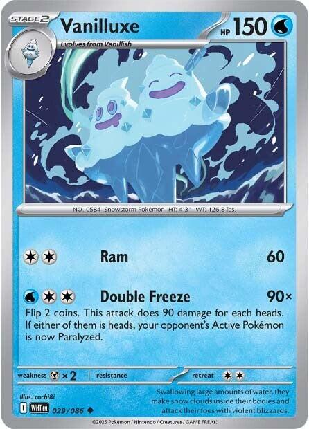 Vanilluxe (029/086) [Scarlet & Violet: White Flare] - Pokémon - Card Brawlers | Quebec | Canada |