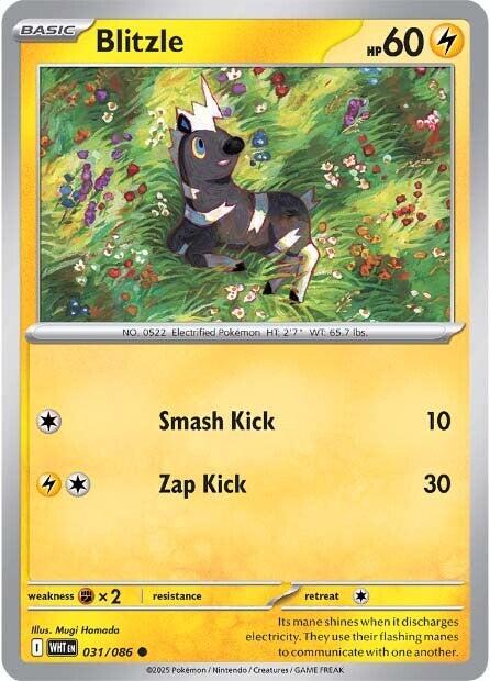 Blitzle (031/086) [Scarlet & Violet: White Flare] - Pokémon - Card Brawlers | Quebec | Canada |