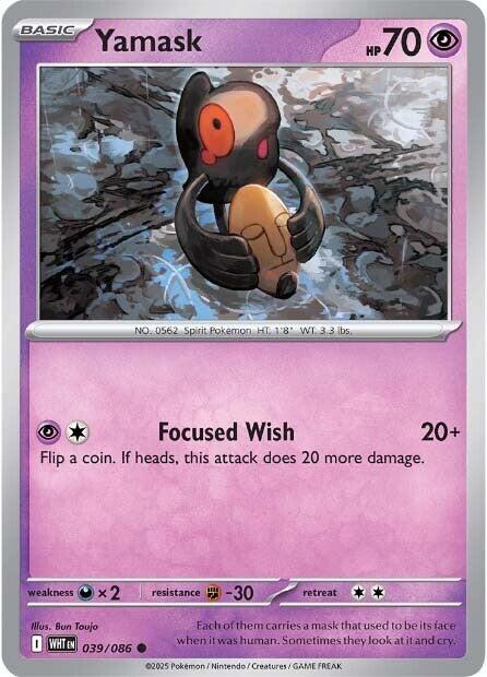 Yamask (039/086) [Scarlet & Violet: White Flare] - Pokémon - Card Brawlers | Quebec | Canada |