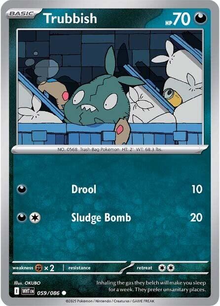 Trubbish (059/086) [Scarlet & Violet: White Flare] - Pokémon - Card Brawlers | Quebec | Canada |
