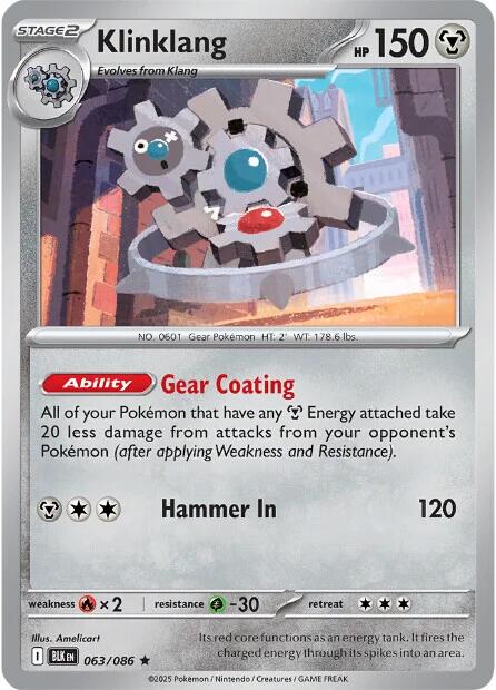 Klinklang (067/086) [Scarlet & Violet: Black Bolt] - Pokémon - Card Brawlers | Quebec | Canada |