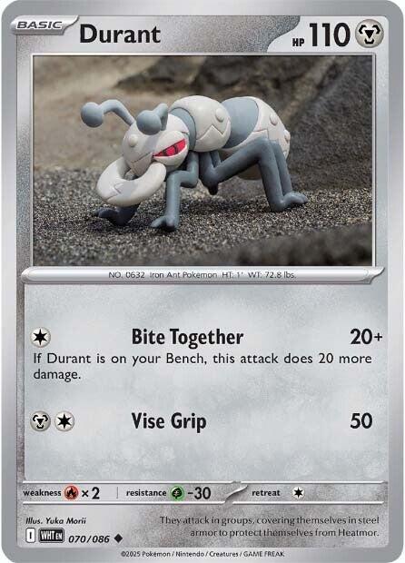Durant (070/086) [Scarlet & Violet: White Flare] - Pokémon - Card Brawlers | Quebec | Canada |