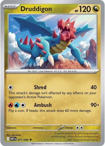 Druddigon (071/086) [Scarlet & Violet: White Flare] - Pokémon - Card Brawlers | Quebec | Canada |