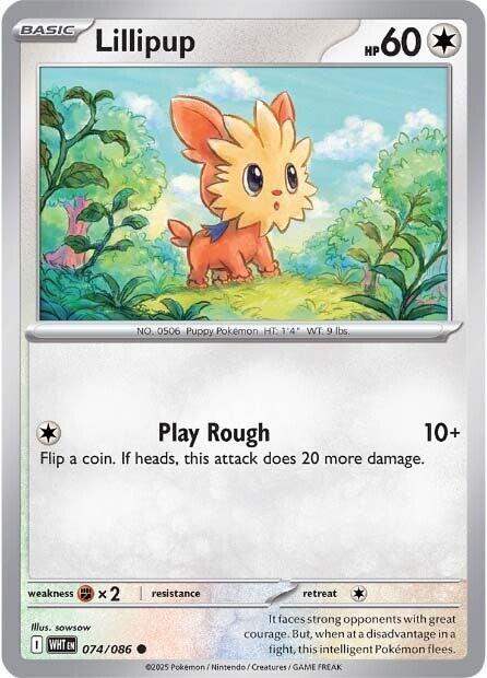 Lillipup (074/086) [Scarlet & Violet: White Flare] - Pokémon - Card Brawlers | Quebec | Canada |