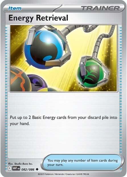 Energy Retrieval (082/086) [Scarlet & Violet: White Flare] - Pokémon - Card Brawlers | Quebec | Canada |