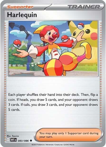Harlequin (083/086) [Scarlet & Violet: White Flare] - Pokémon - Card Brawlers | Quebec | Canada |