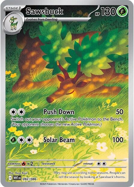 Sawsbuck (092/086) [Scarlet & Violet: White Flare] - Pokémon - Card Brawlers | Quebec | Canada |