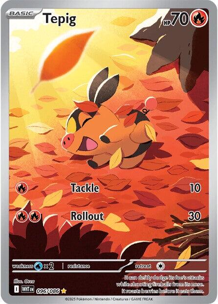 Tepig (096/086) [Scarlet & Violet: White Flare] - Pokémon - Card Brawlers | Quebec | Canada |
