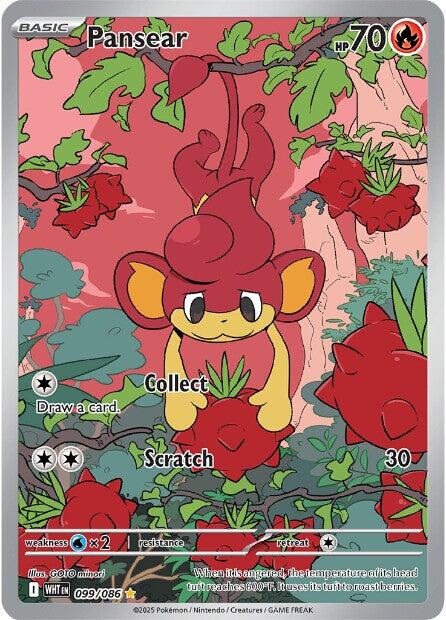 Pansear (099/086) [Scarlet & Violet: White Flare] - Pokémon - Card Brawlers | Quebec | Canada |