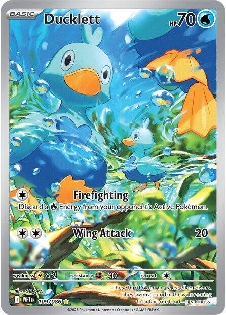Ducklett (109/086) [Scarlet & Violet: White Flare] - Pokémon - Card Brawlers | Quebec | Canada |
