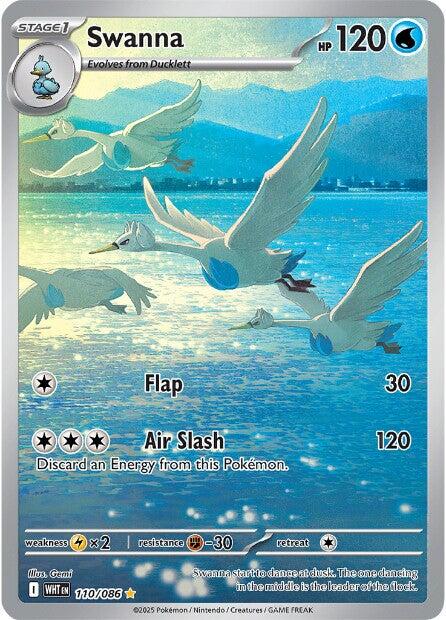 Swanna (110/086) [Scarlet & Violet: White Flare] - Pokémon - Card Brawlers | Quebec | Canada |