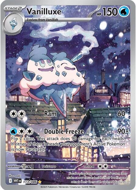 Vanilluxe (113/086) [Scarlet & Violet: White Flare] - Pokémon - Card Brawlers | Quebec | Canada |