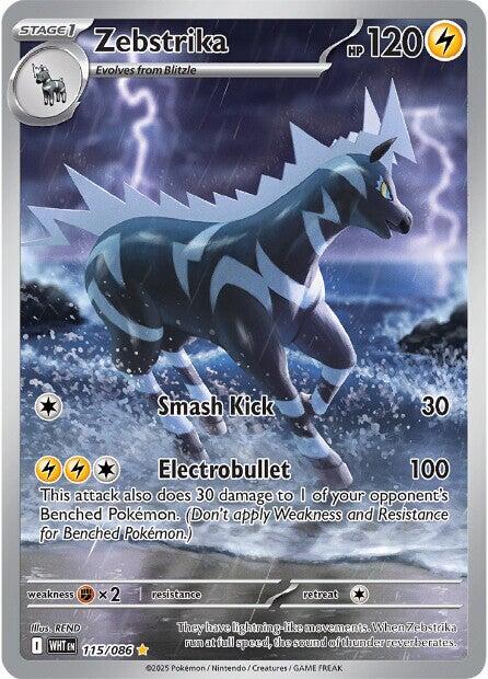 Zebstrika (115/086) [Scarlet & Violet: White Flare] - Pokémon - Card Brawlers | Quebec | Canada |