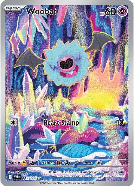 Woobat (119/086) [Scarlet & Violet: White Flare] - Pokémon - Card Brawlers | Quebec | Canada |